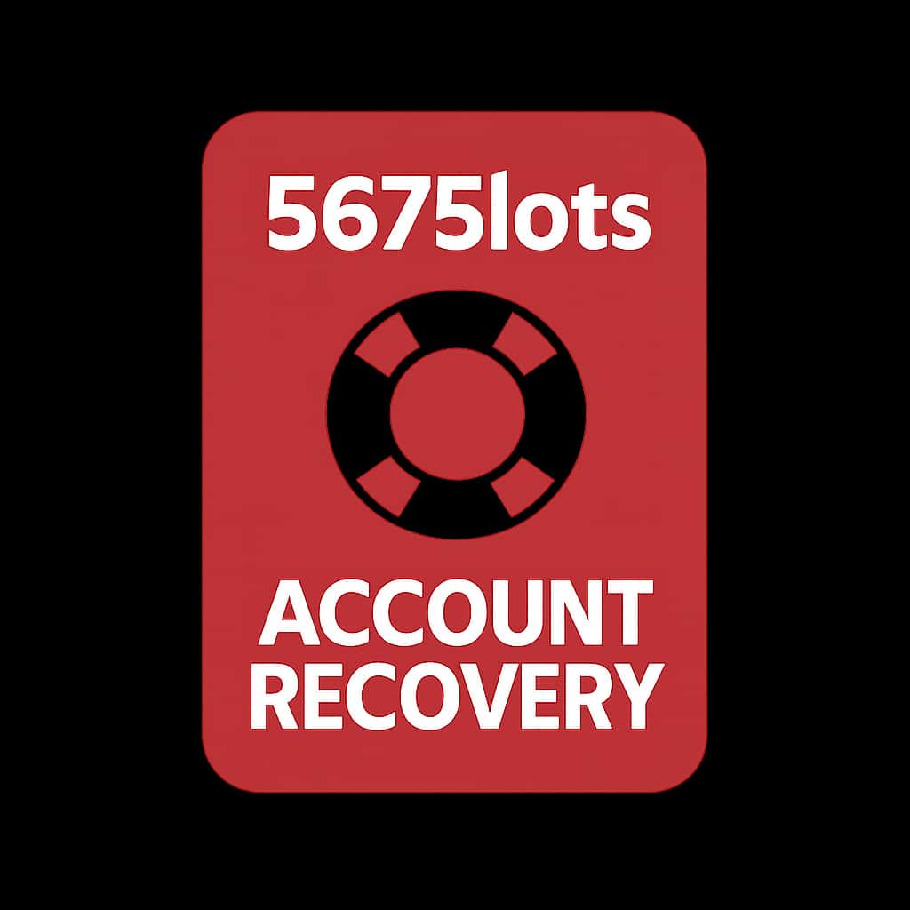 A simple badge representing the 567Slots Account Recovery guide.