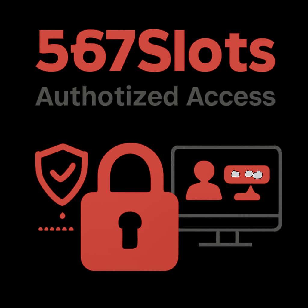 An educational illustration of account access processes for 567Slots.