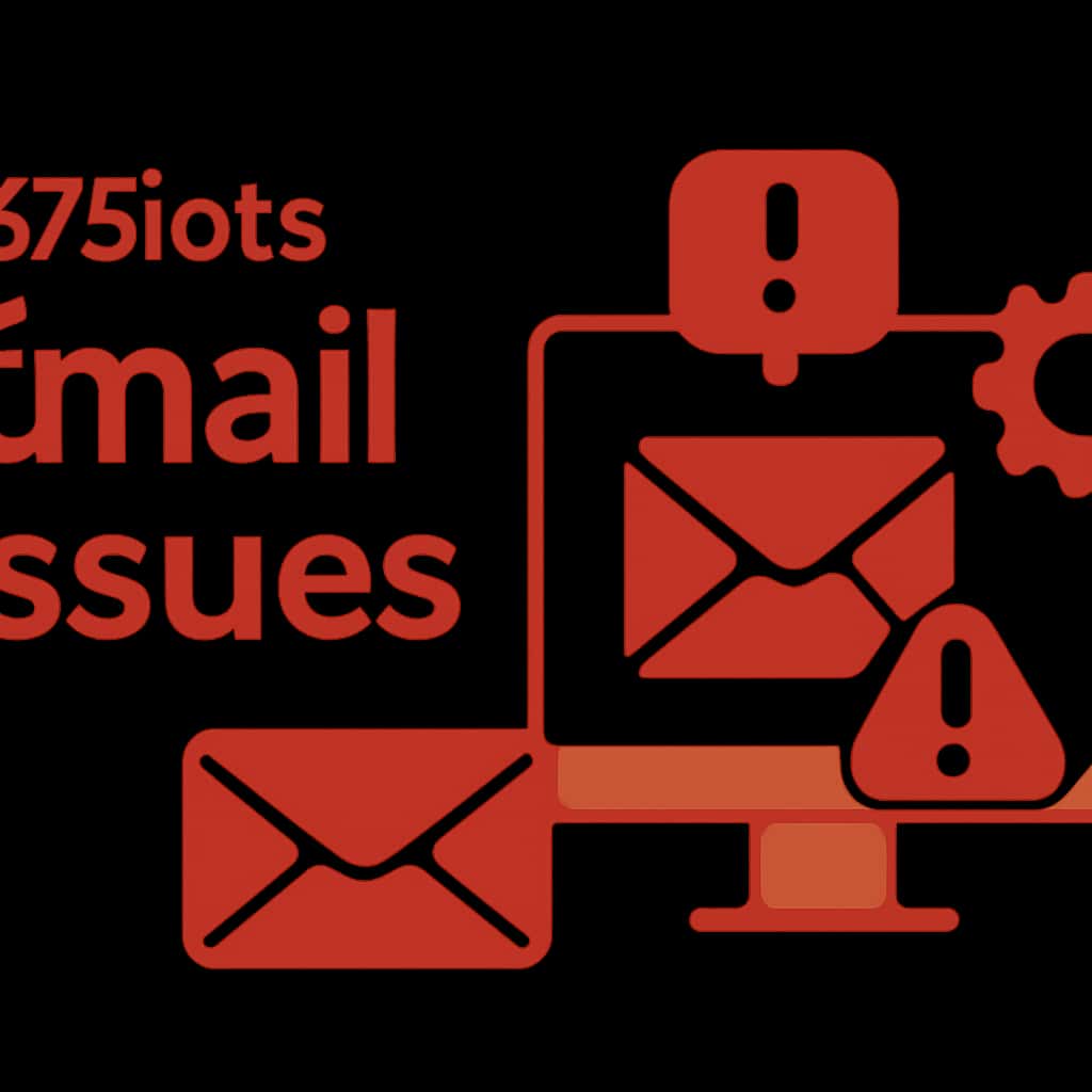Illustration highlighting common email issues related to 567Slots.