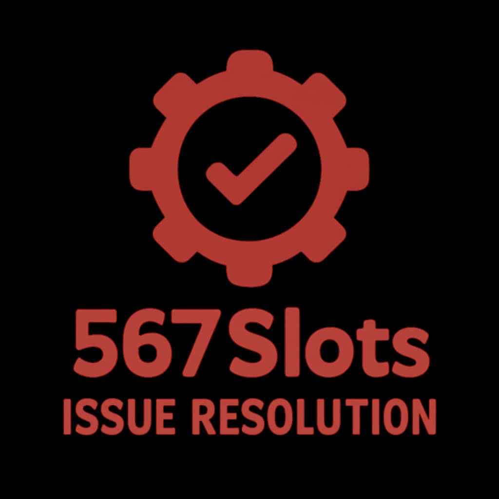 Icon representing 567Slots Issue Resolution.
