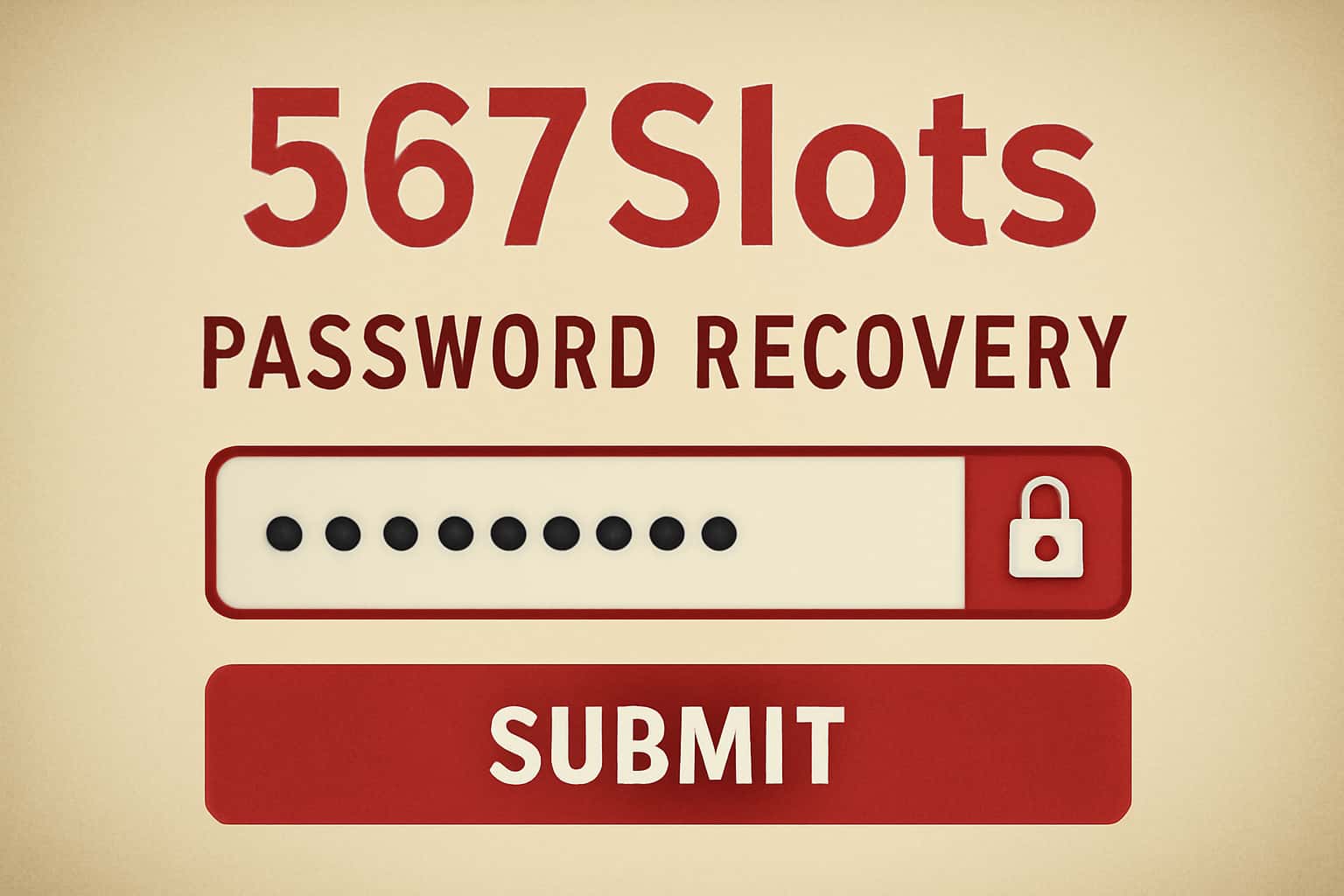 Informative visual representation of 567Slots Password Recovery process.