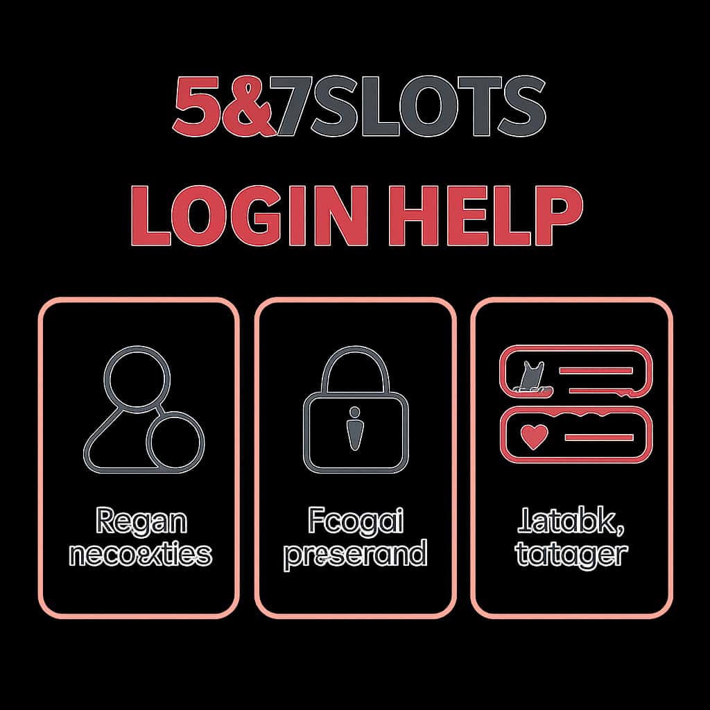 An educational illustration of common login issues for 567Slots.