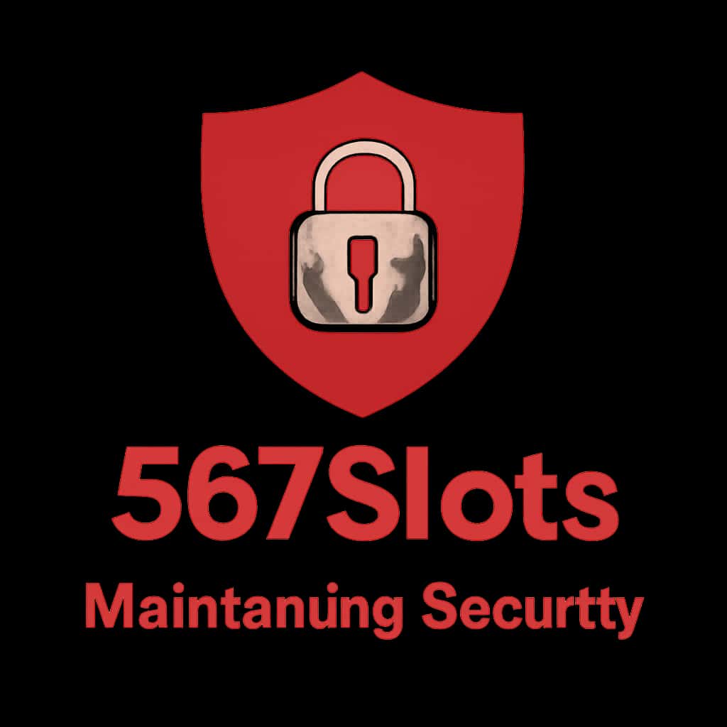 A simple badge representing the concept of security for 567Slots.