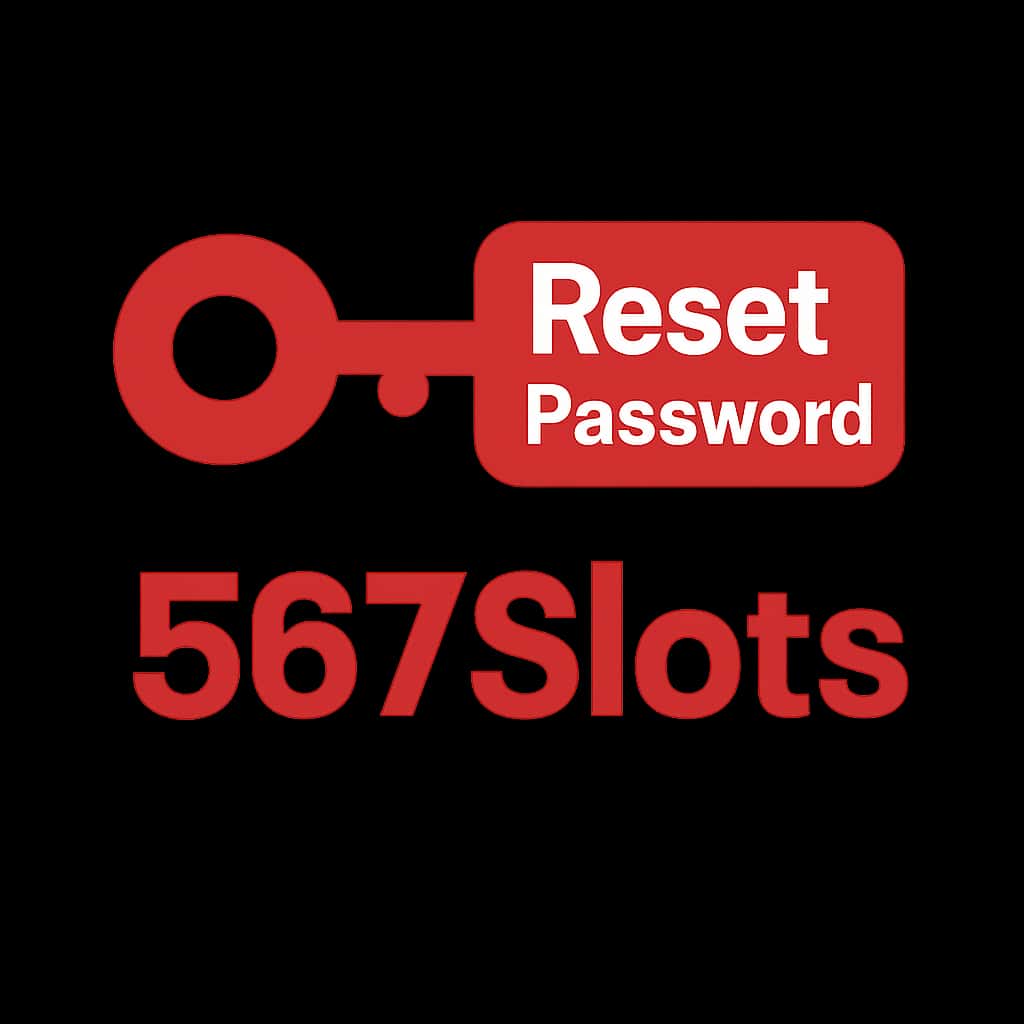 An icon representing the Reset Password feature for 567Slots.