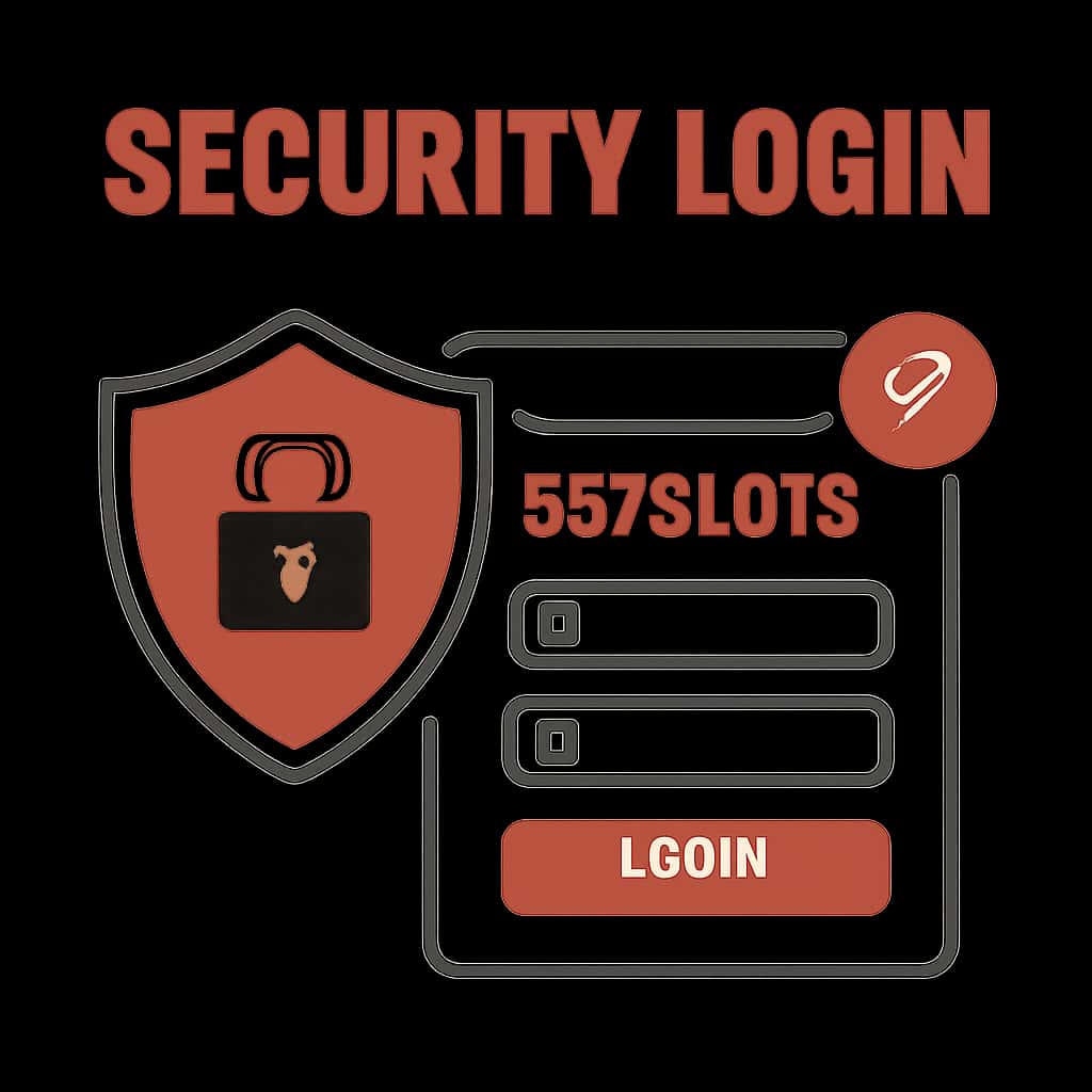 An educational diagram illustrating security practices for 567Slots Login.