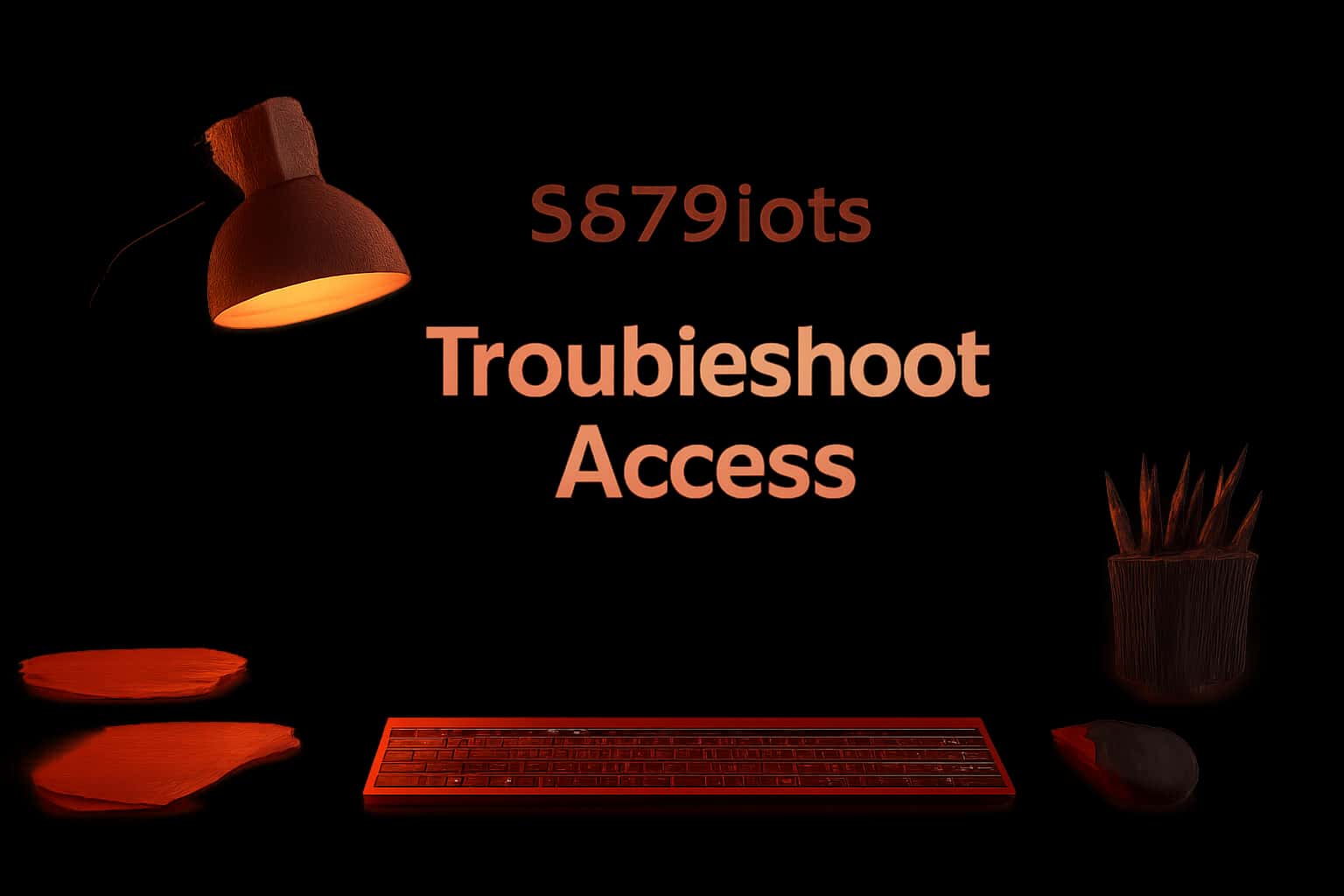 A high-tech depiction of troubleshooting access processes for 567Slots with prominent branding.