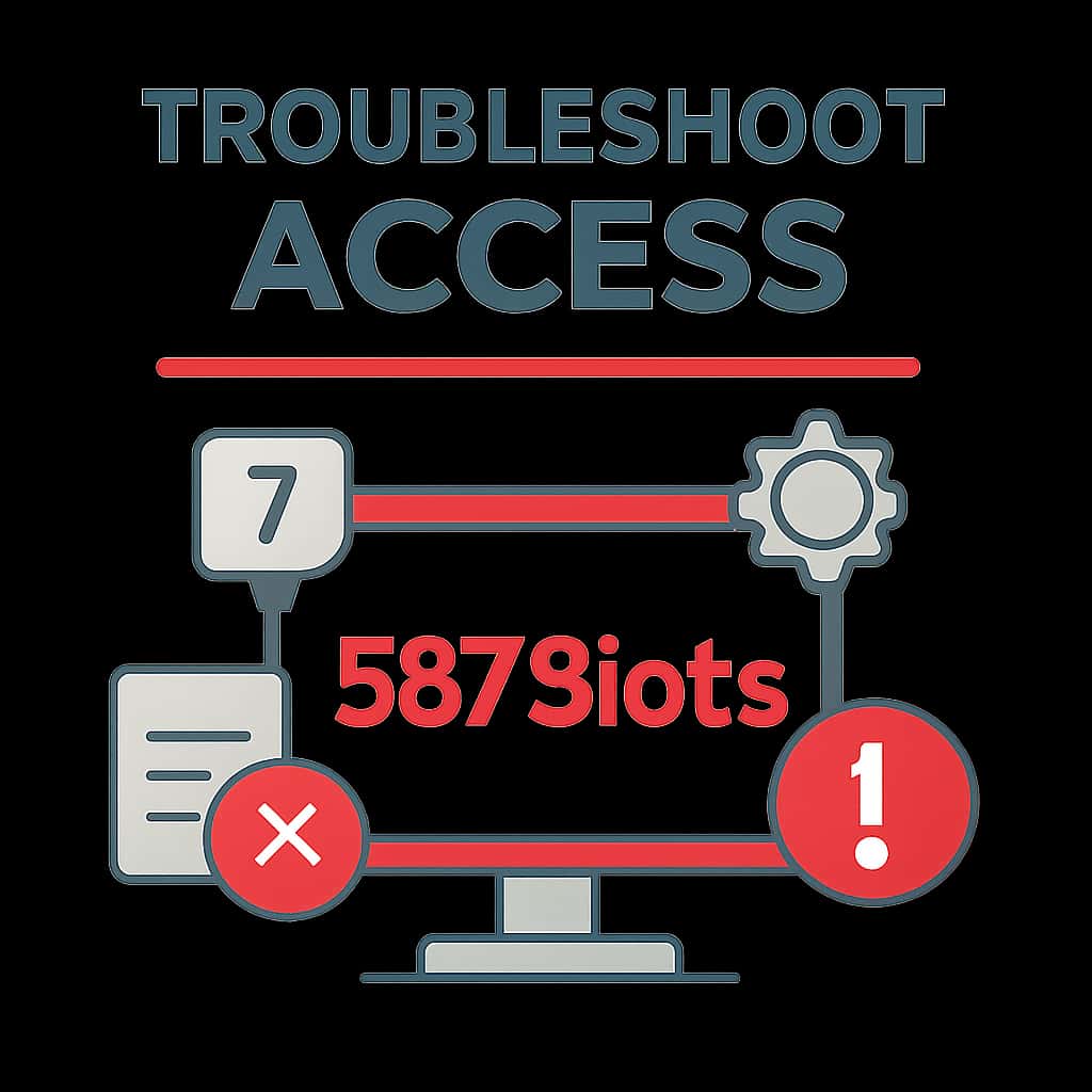 An educational diagram illustrating common issues related to accessing 567Slots.