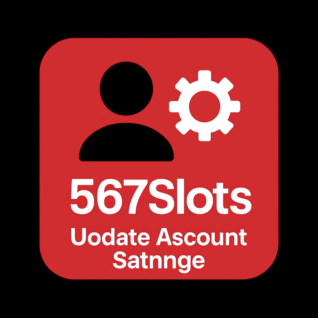 An icon representing the process of updating 567Slots Account Settings.
