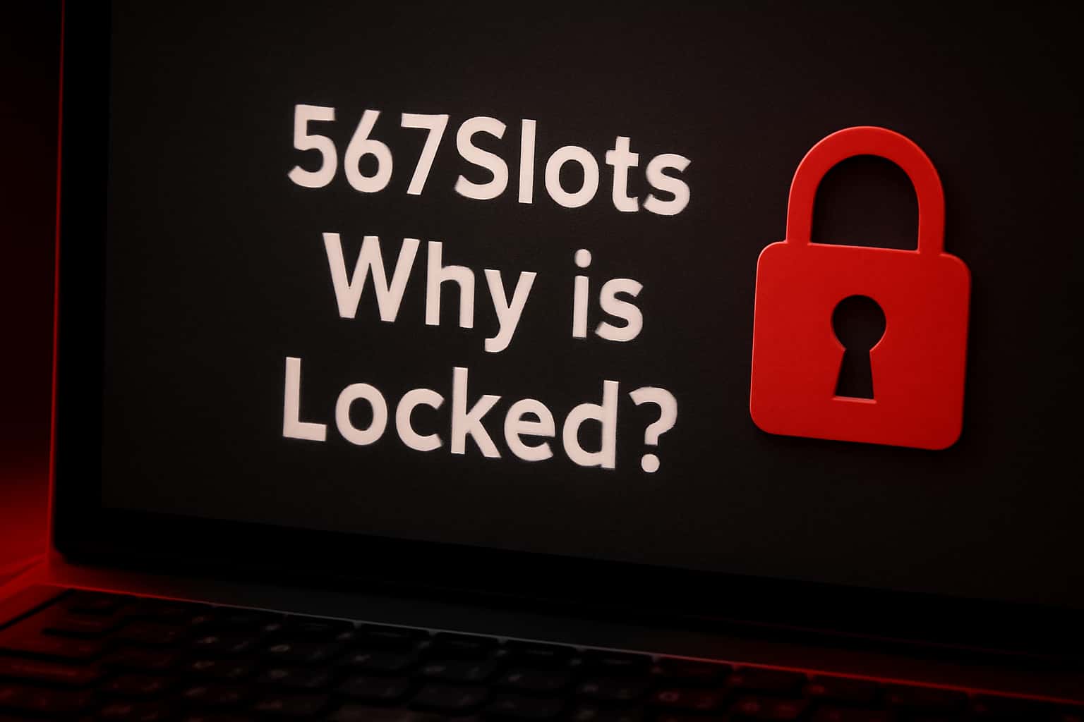 Illustration of account lock issues related to 567Slots.